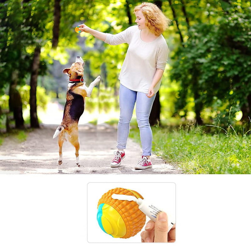 Dog Toy Ball Launcher Sport Ball Launcher Tennis Ball Thrower for Dogs with Molar Granular and Telescopic Rope - PawsPlanet Australia