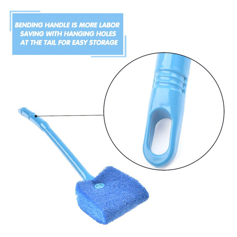 [Australia] - ATPWONZ 2 in 1 Aquarium Fish Tank Clean Kit, Magnet Aquarium Cleaner Scrubber Clean Brush with Double-Sided Aquarium Fish Tank Algae Cleaning Brush for Glass Aquariums 