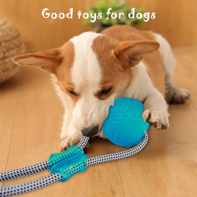 Suction Cup Dog Toy, POUMANNI Aggressive Chew Pet Toys for Dogs Hedgehog Pet Dog Toy Interactive Durable Small Dog Toys for Tug/Chewing/Teeth Cleaning with Durable Rope and Suction Cup(Green) Suction Cup Dog Toy - PawsPlanet Australia