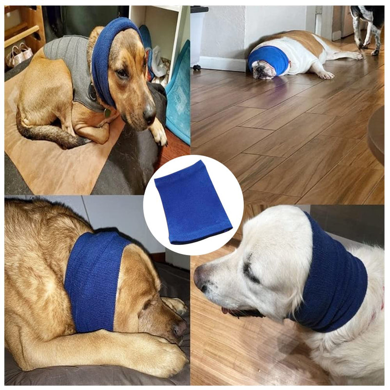 Dog Snood Dog Neck and Ears Warmer Pet Dog Hoodie Dog Ear Wrap Snood for Comfort, Anti-anxiety at Noise Place - PawsPlanet Australia