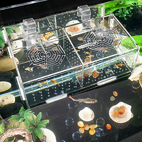 Hamiledyi Aquarium Breeding Isolation Box Acrylic Fish Tank Acclimation Hatchery Incubator Holder Divider for Guppy Shrimp Clownfish Fishes - PawsPlanet Australia