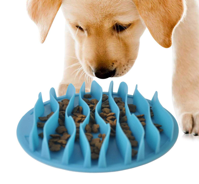 [Australia] - Machao Dog Toys Slow Feeder Dog Toys Tough Durable Dog Chew Toys for Aggressive Chewers Pet Dog or Cat Chew Toys Teeth Cleaning Brush Effective Clean for Medium Dogs Puppies Interactive Dog Toys Navy Blue 