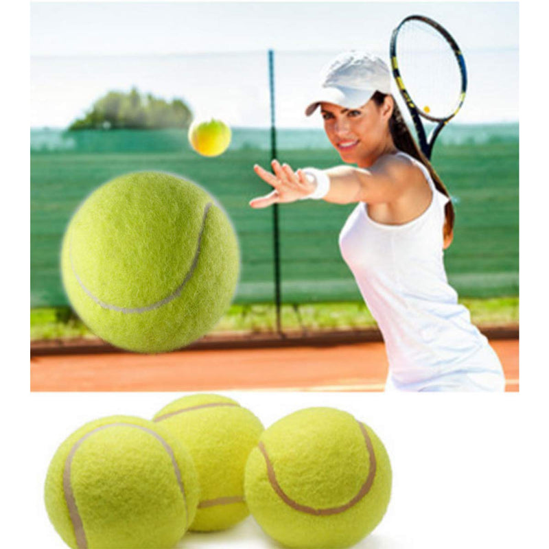 KongJies Tennis Balls, 3 Pcs Training Sport Play Cricket Dog Toy Throwing Machines & Playing with Pets - PawsPlanet Australia