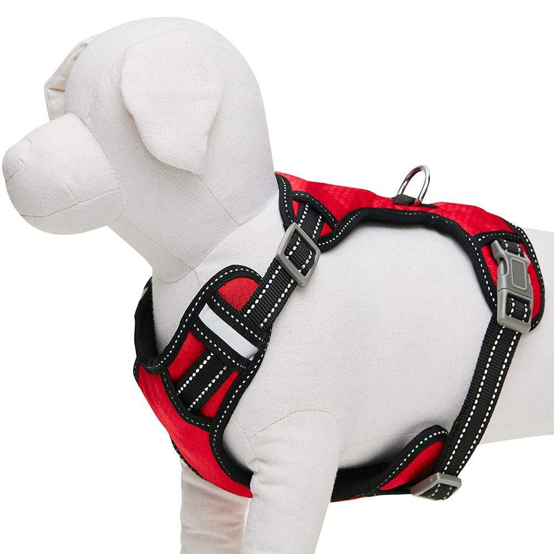 Umi. Essential Reflective Dog Harness Vest, Stunning Red, Large, Adjustable Harnesses for Dogs - PawsPlanet Australia