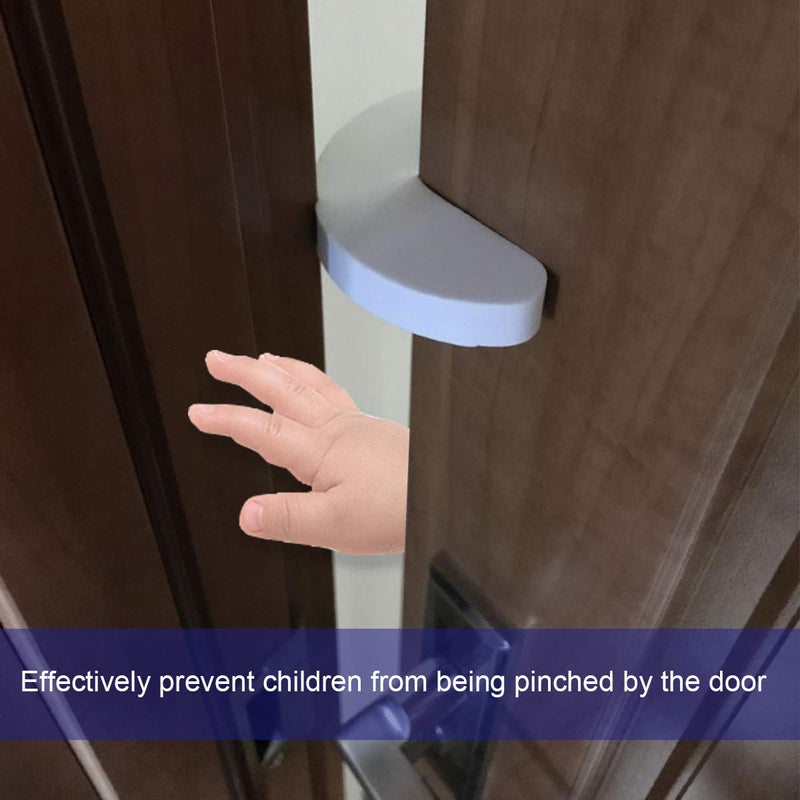 [Australia] - Finger Pinch Guard. Baby Proofing Doors Made Easy with Soft Yet Durable Foam Door Stopper. Prevents Finger Pinch Injuries, Slamming Doors, and Child or Pet from Getting Locked in Room (6 Pack) 