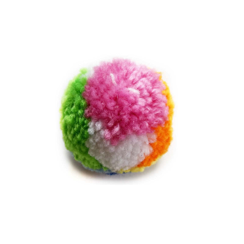 Cotsdan 10Pcs Cat Interactive Play Toy Set Include 5Pcs Soft Fluffy Kitten Pom Ball, 5Pcs Cat Spring Tube Toys Colorful Cat Spring Toy Woolen Yarn Tease Balls for Kittens to Swat, Bite, Hunt - PawsPlanet Australia
