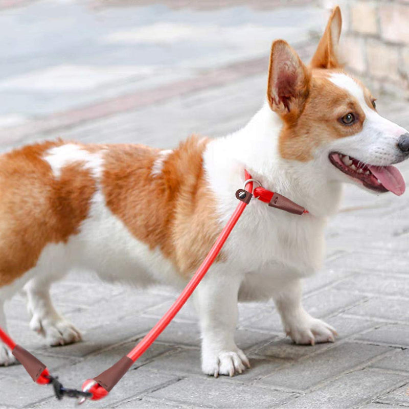 MayPaw Slip Collar Nylon Rope Choke Collar for Dog Training- No Pull Round Martingale Dog Collar for Small Medium Large Dogs 20" x 1/4" Black - PawsPlanet Australia