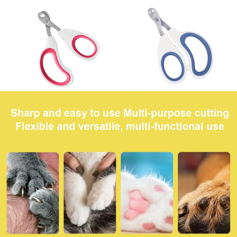 BCBF 2 pieces cat claw scissors, professional claw scissors for cat nail clippers, pets, cat accessories, cat nail clipper, ideal for small dogs, puppies, cats - PawsPlanet Australia