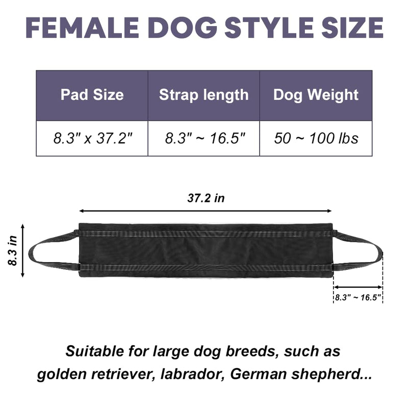 Petbobi Dog Sling for Large Dogs Hind Leg Support, Dog Hip Harness Support to Help Lift The Rear Legs for Older Dogs and Dogs with Limited Mobility, Suitable for 50-100+ LBS Dogs Large / Female Dog - PawsPlanet Australia