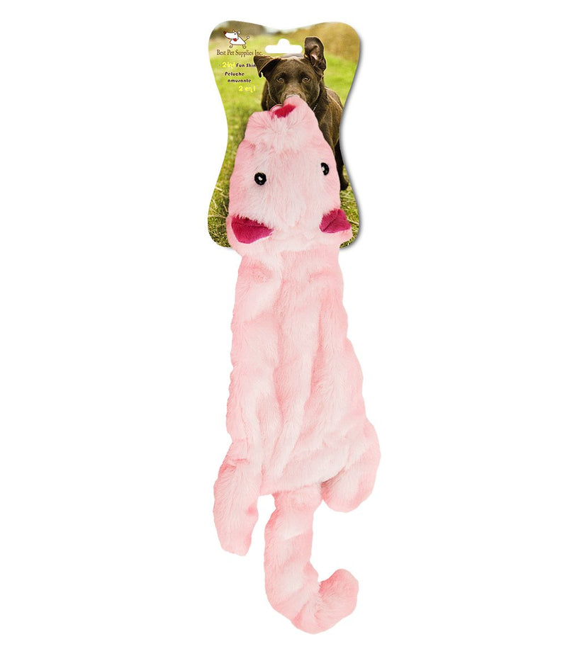 [Australia] - Dog Squeaky Chew Toys Fun Skin/Plush/Log by Best Pet Supplies Pig Large 