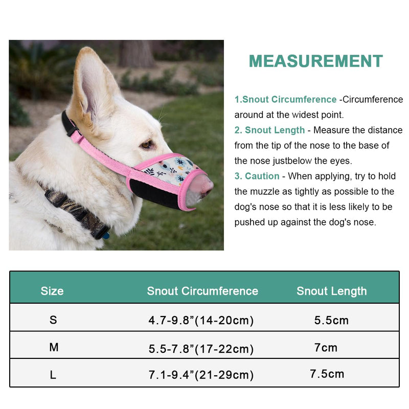 Pack of 2 muzzles for small dogs, dog muzzle, stop for dogs, with 3 rolls of dog waste bags and 1 adjustable dog collar, prevents biting, barking and eating - PawsPlanet Australia