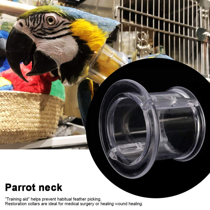 Parrot collar, bird recovery collar, bird Elizabethan collar, recovery wound healing protection neck cover, anti-bite neck collar (S) - PawsPlanet Australia