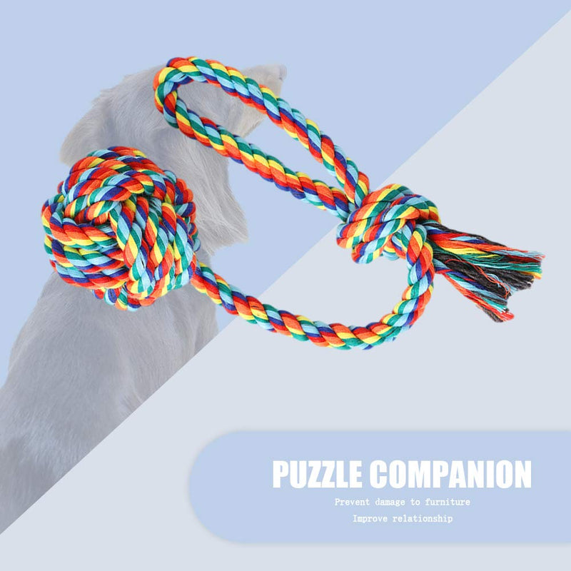 SENDILI 4 Pieces Dog Rope Toys - Natural Cotton Chew Toys Puppy Small and Medium Dogs Interactive Rope Toy for Chewing, Teething, Tug of War - PawsPlanet Australia