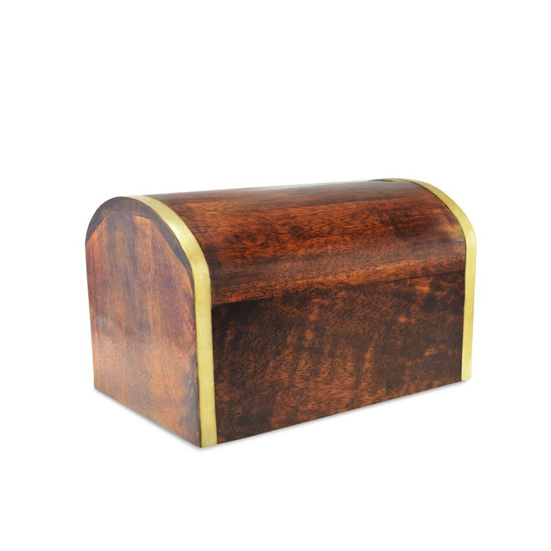 Cherished Urns Trevone Wooden Pet Urn - Small. Capacity of 50 cubic inches - PawsPlanet Australia