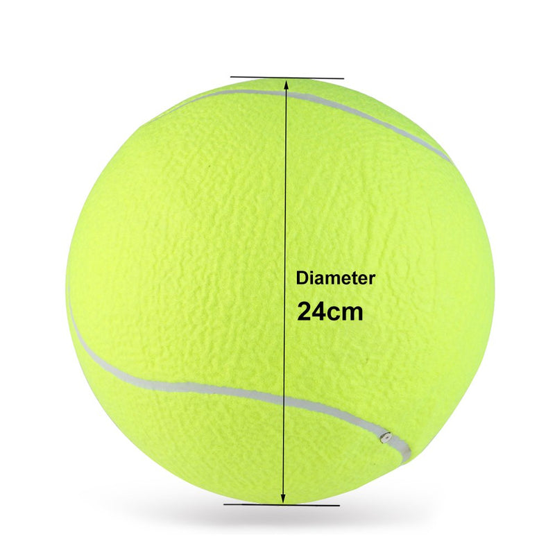 NUOLUX Tennis Ball for Large Pet Toys Outdoor Sports Beach 9.5-inch - PawsPlanet Australia