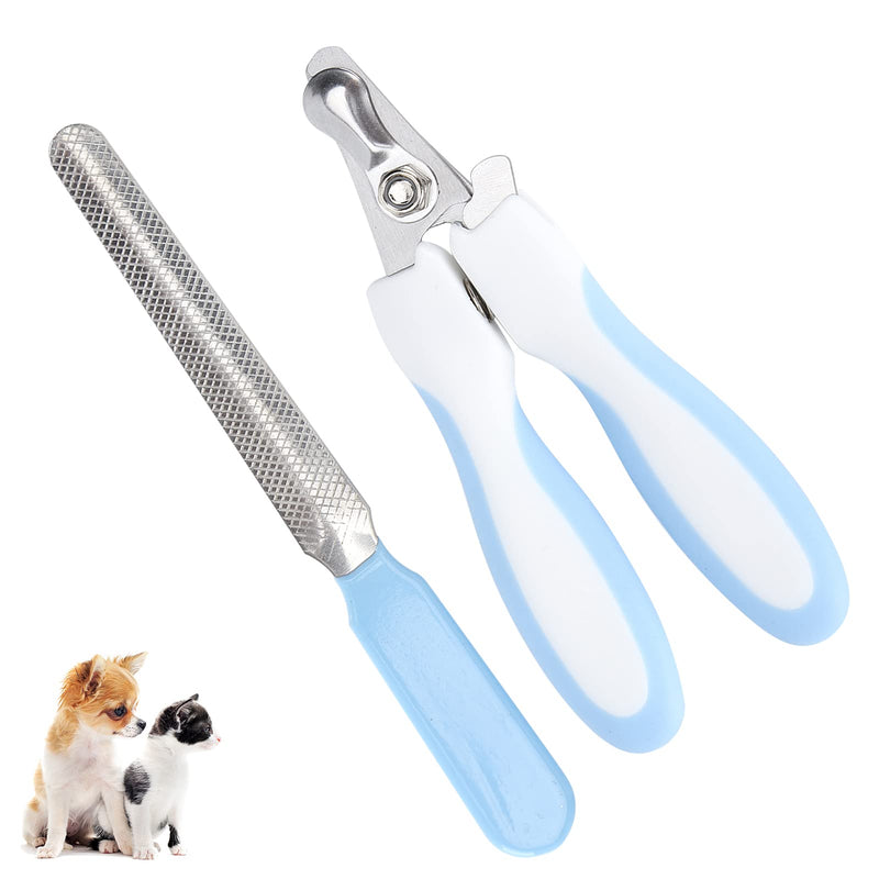 GLOGLOW Pets Nail Clippers, Stainless Steel Dog Nails Cutting Trimming Grooming Tool Cat Dog Nail Clippers Pet Safety Guard Best Pet Nail Trimmers for Animals Small S - PawsPlanet Australia