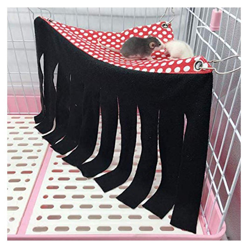 WishLotus Hamster Hideout, Small Animal Hideaway Tent Fleece Forest Pet Cage Accessories Nest Bedding for Guinea Pig Chinchilla Hedgehog Rat Squirrel Ferret Dwarf Bunny (Blue+Grey) Blue+Grey - PawsPlanet Australia