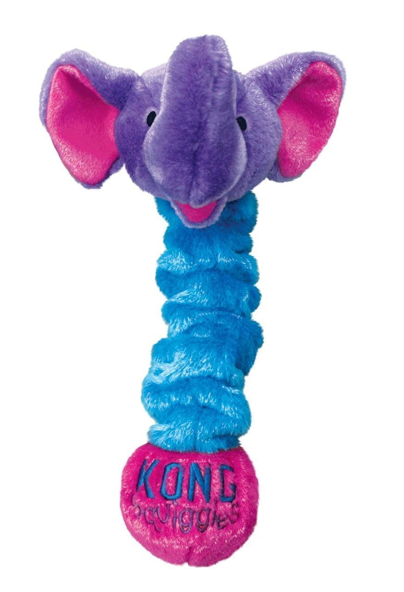KONG Squiggles Dog Toy - Small, Blue 1 Count (Pack of 1) - PawsPlanet Australia