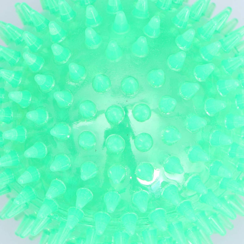 UEETEK Dog Toy Squeakers Ball Spikey Ball Squeaky Ball with High Bounce 10cm(Green) - PawsPlanet Australia