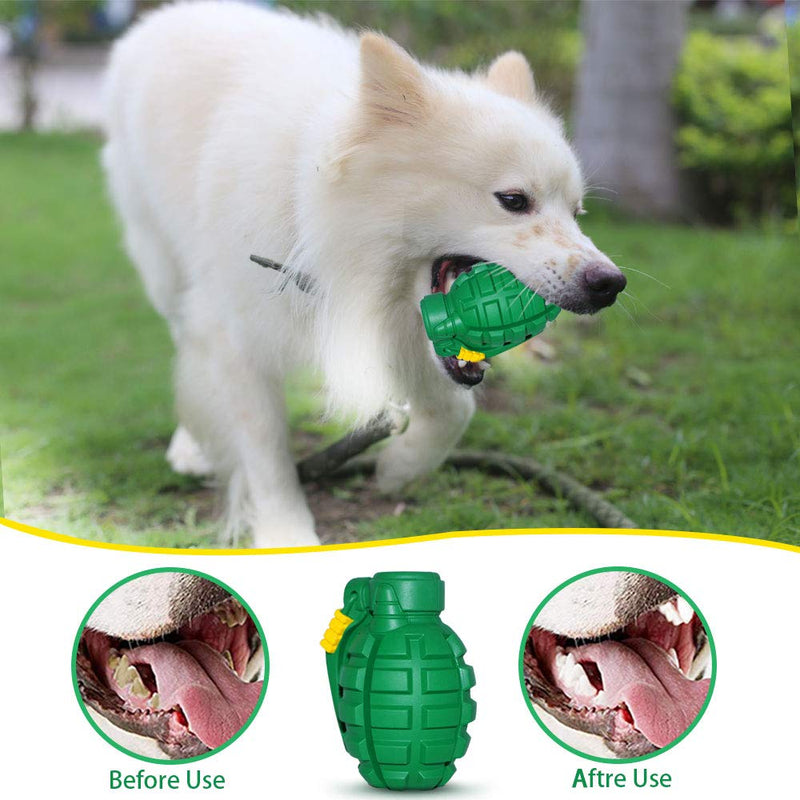 Jomilly Ultra Durable Dog Chew Toys for Aggressive Chewers - Toughest Indestructible Dog Toys for Aggressive Heavy Chewers Lifetime Replacement Small-Medium Dogs Puppy Pet Teething Toys -Green Green - PawsPlanet Australia