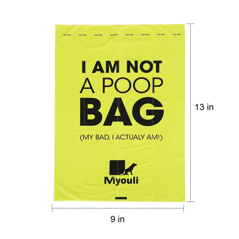 Miyouli Dog Poop Bags.Bio Corn Starch Blend.ECO-FRIENDLY.Extra Strength100% LeakProof.420pcs for 28rolls Wind-Scented White - PawsPlanet Australia