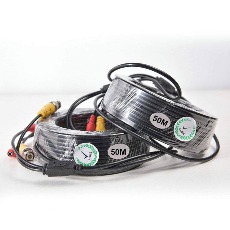 Coaxial cable video and power supply. BNC connection 50 m - PawsPlanet Australia