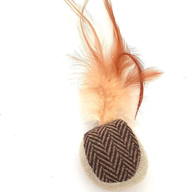 Interactive and Safe Cat Toys- Ball with Feathers- Helps Release Stress & Boredom - Great for Stimulation - PawsPlanet Australia