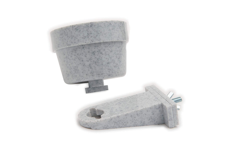 Lixit Quick Lock Cage Bowls for Small Animals and Birds. 10oz Granite - PawsPlanet Australia