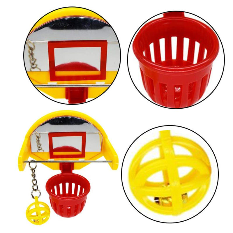 N\A Bird Training Toy, Parrot Basketball Toy, Mini Basketball Toy, Parrots Cage Toy for Budgie Parakeet Canary - PawsPlanet Australia