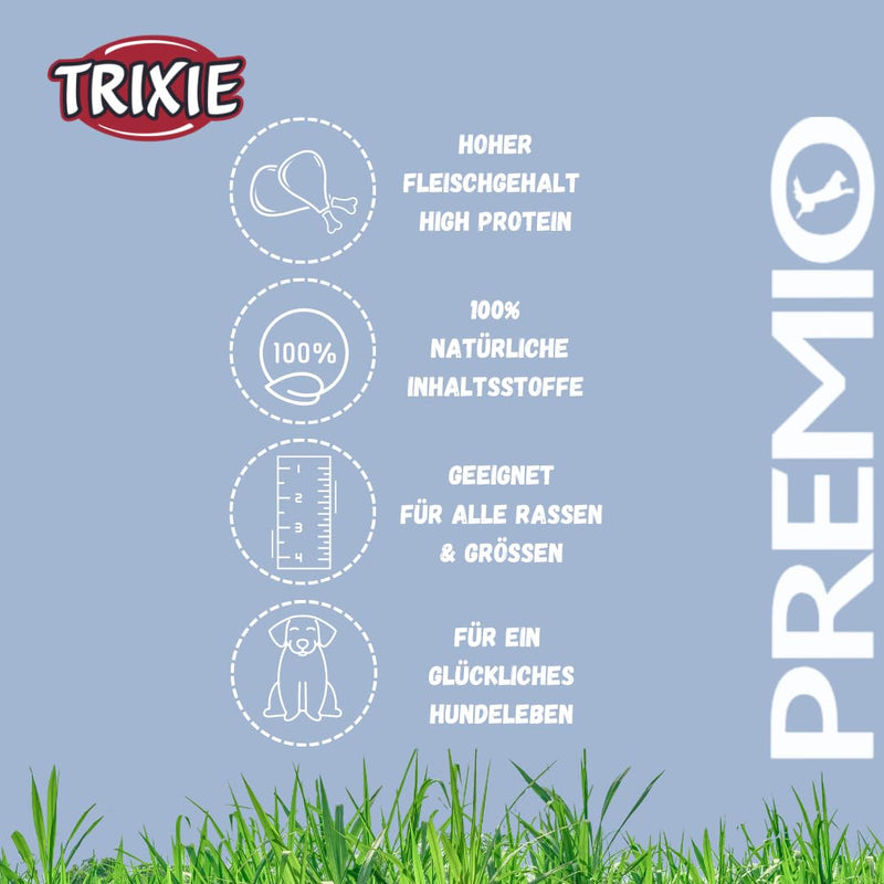 TRIXIE Dog Treats Premio Dog Chicken Bites 100g - Premium Treats for Dogs Gluten Free - No Grain & Sugar, Tasty Reward for Training & Home - 31533 (Pack of 2) - PawsPlanet Australia