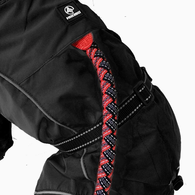 Croci Hiking Coat for Dogs, Waterproof for Dogs, Makalu, Thermoregulating Lining, Black, Size 55 cm - 381 g - PawsPlanet Australia