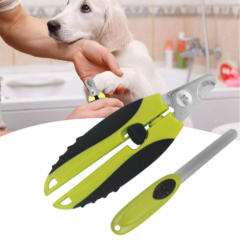 "N/A" Pet Nail Clipper and Trimmers,Pet Trimmer With Safety Guard to Avoid Over Cutting,Cat Nail Trimmer with Sturdy Non Slip Handles Comfortable Cutting Experience - PawsPlanet Australia