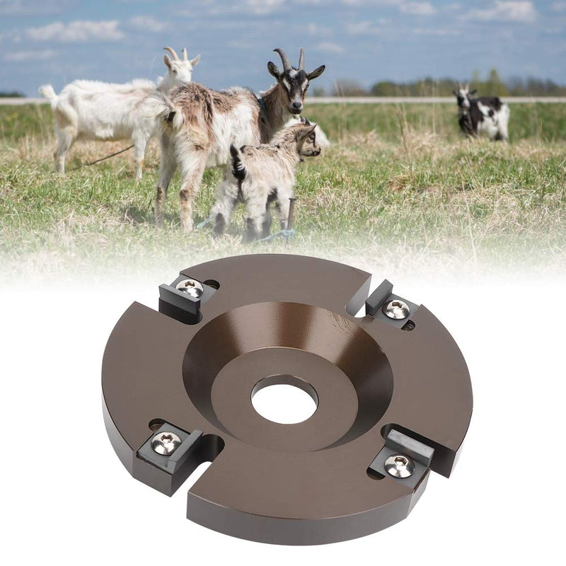 Tnfeeon Cattle Hoof Trimming Cutter, Electric Cow Hoof Trimming Plate Disc Veterinary Instrument Livestock Sheep Foot Trimmer 4 Cutter - PawsPlanet Australia