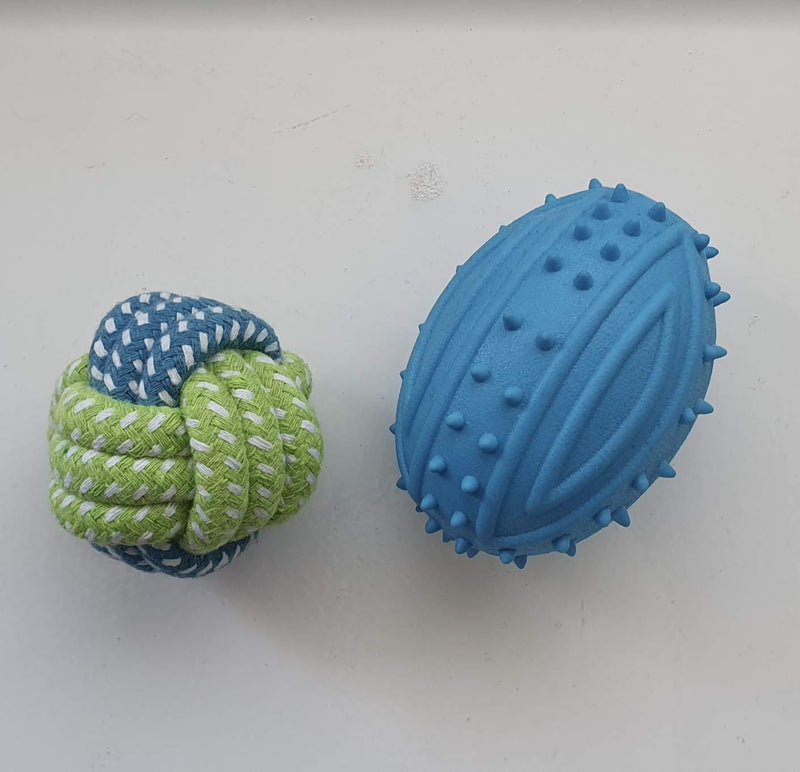 Doggy's Dozen – 13 Pack Set of Dog Toys and Ropes. Toys for Independent & Interactive Play. Ropes for Teething & Cleaning. A Bespoke set of Toys & Ropes. - PawsPlanet Australia