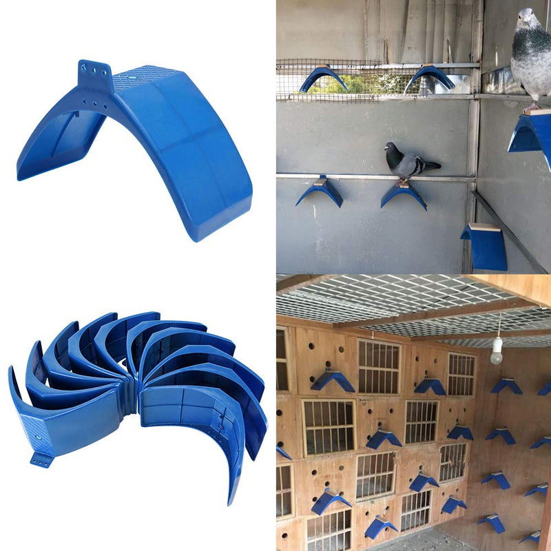 SENNAUX 10/20/30 PCS Dove Rest Stand Frame Pigeon Perches Grill Dwelling Bird Rest Roost Holder Blue-10pcs - PawsPlanet Australia