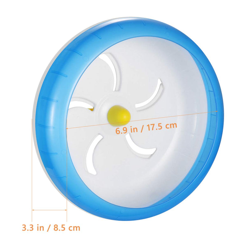 POPETPOP Small Pet Exercise Wheel - Multipurpose Hamster Running Wheel Wide Silent Spinner Seamless Run Disc for Hedgehog Mice Gerbil Rat Cage Toys - PawsPlanet Australia