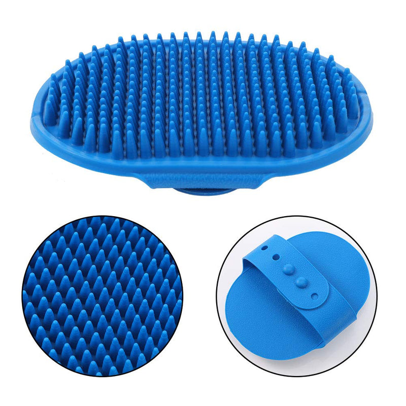 FANTESI 3 Pcs Dog Grooming Brush, Rubber Pet Bath Brush Massage Brush Washing Brush Shampoo Brush for Dogs and Cats with Short or Long Hair - PawsPlanet Australia