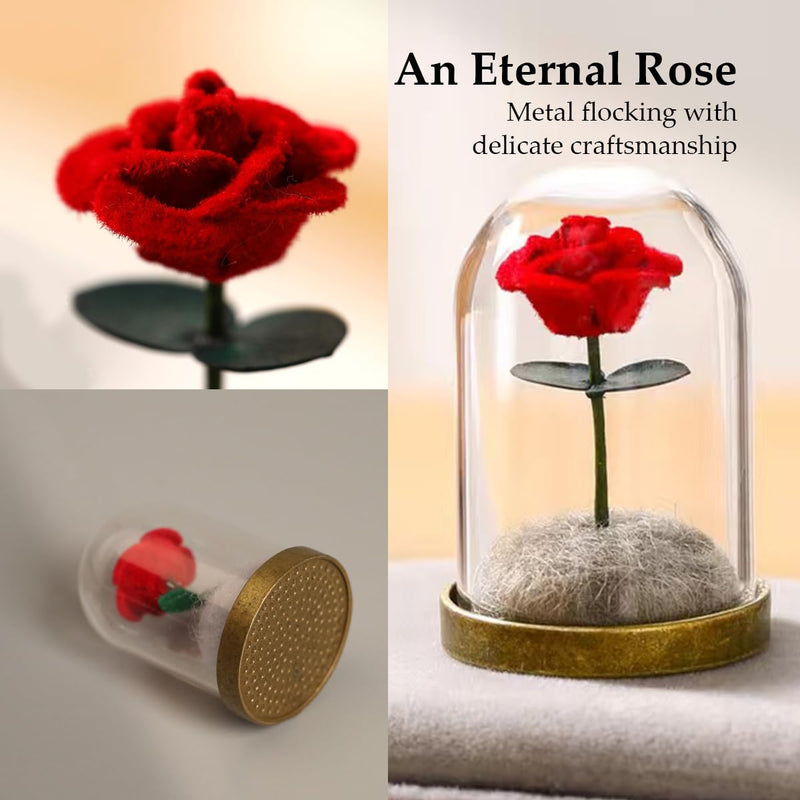 Pet Hair Memorial Bottle with Black Rose, Dog Cat Fur DIY Memorial Keepsake, Dog Ashes Keepsake, Pet Urns for Dogs, Dog Urns for Ashes Small, Small Pet Urn for Cat Fur Memorial Gifts (Black) - PawsPlanet Australia