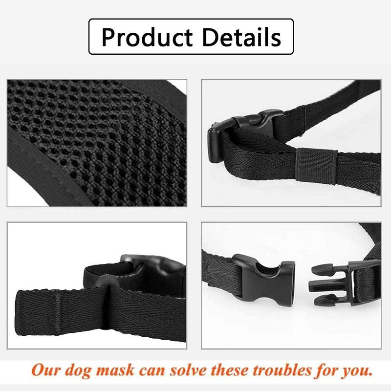 WAYA Breathable Muzzle, mesh Breathable for Small and Medium Sized Dogs, Anti-bite and Barking - PawsPlanet Australia