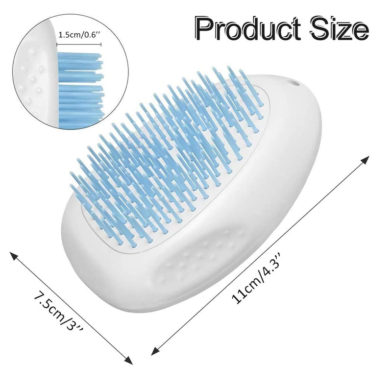 Vockvic Cat Brush Cat Dog Pet Grooming Brush Slicker Brush, Shedding Massage Bath Brush With Cleaning Button, Suitable for Dogs and Cats with Short or Long Hair - PawsPlanet Australia