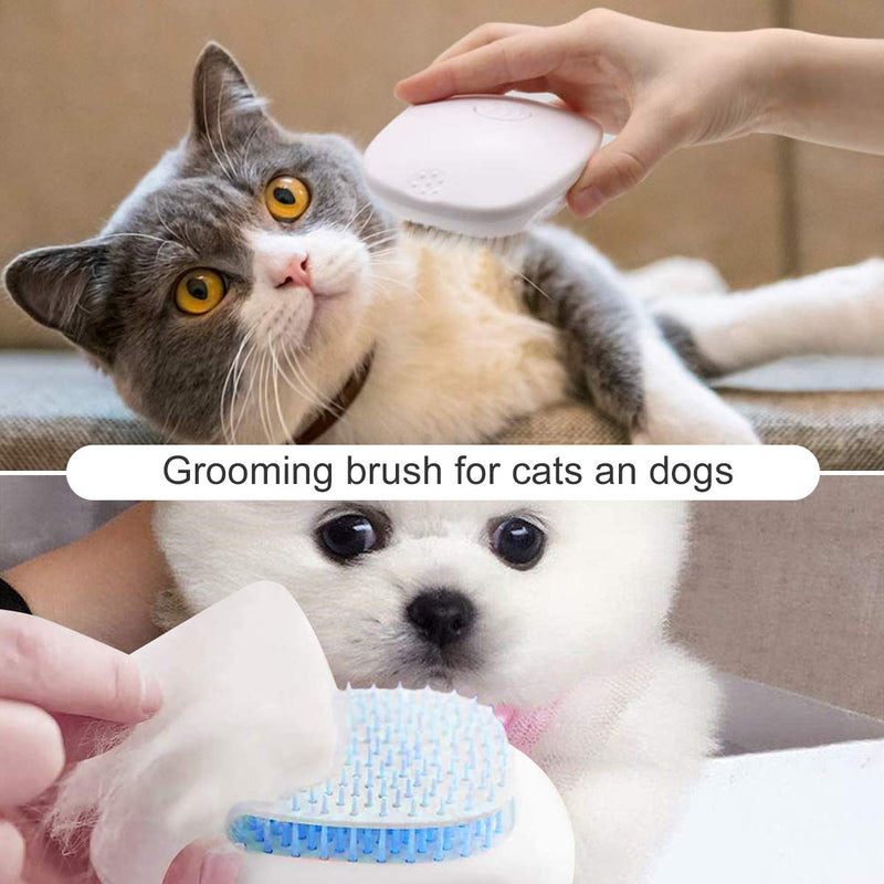 Vockvic Cat Brush Cat Dog Pet Grooming Brush Slicker Brush, Shedding Massage Bath Brush With Cleaning Button, Suitable for Dogs and Cats with Short or Long Hair - PawsPlanet Australia