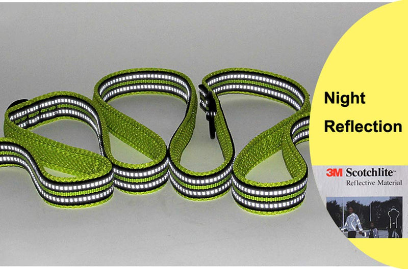 Rantow Strong Long Pet Dogs Lead Training Walking Rope Reflective Hands Free Double Puppy Leash Two Dogs On One Lead with Adjustable 3 Length S Rose - PawsPlanet Australia