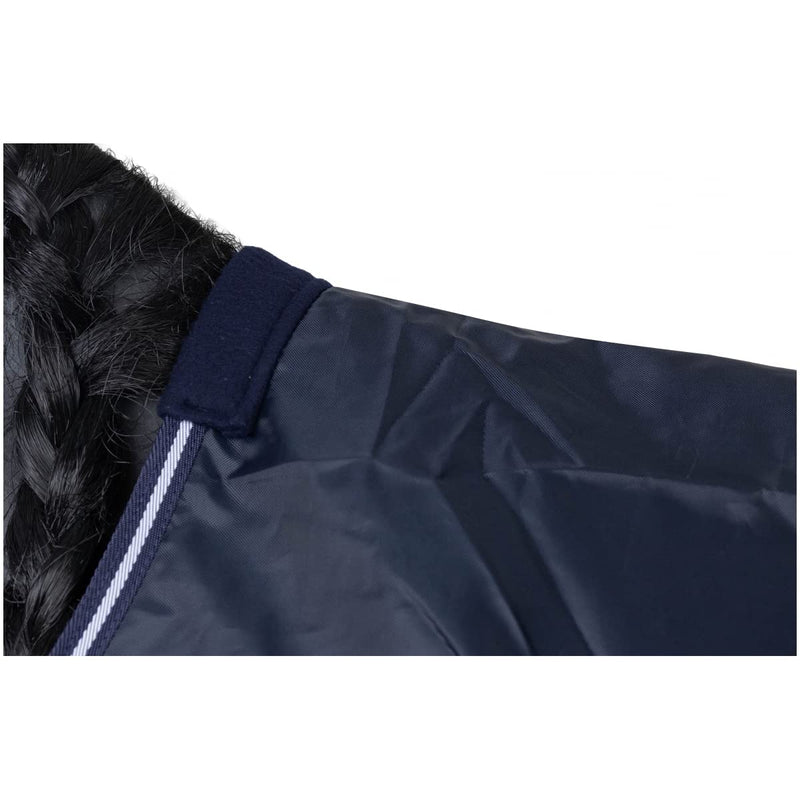 Marengos - Rain blanket 420D Economic | light horse blanket for rain | breathable & waterproof | Pasture blanket with cross straps | Outdoor blanket for horses | 115cm in night blue 115cm - PawsPlanet Australia