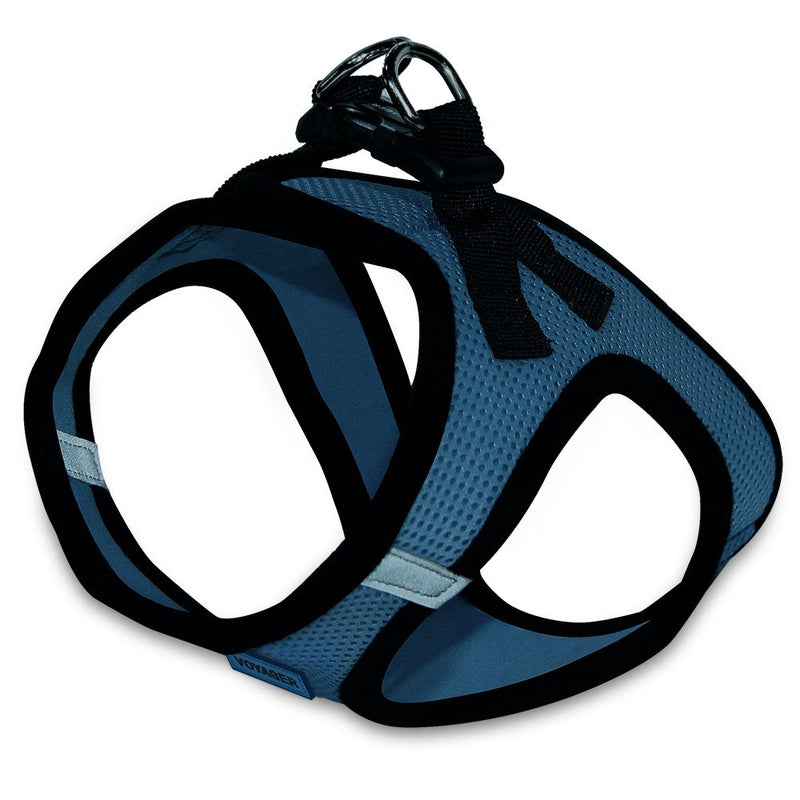 [Australia] - Voyager Step-In Air Pet Harness – All Weather Mesh, Step In Vest Harness for Small Dogs and Cats by Best Pet Supplies S (Chest: 14.5 - 17") Blue Base 