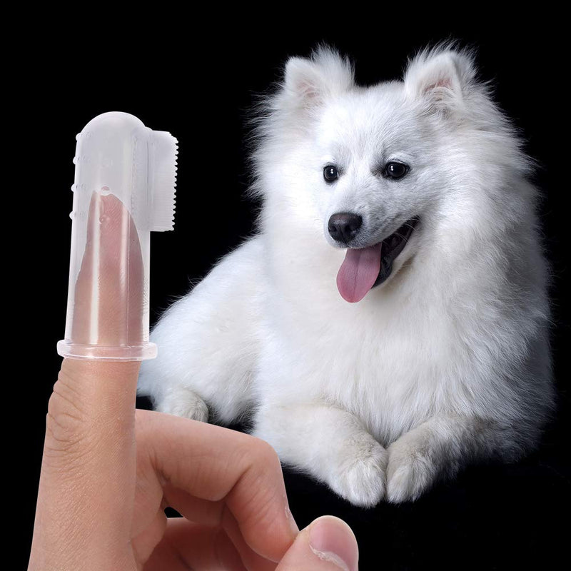 Bestechno 10 Pack Pet Finger Toothbrush Silicone Pet Toothbrush, Pet Finger Toothbrush, Toothbrush For Dog Teeth - PawsPlanet Australia