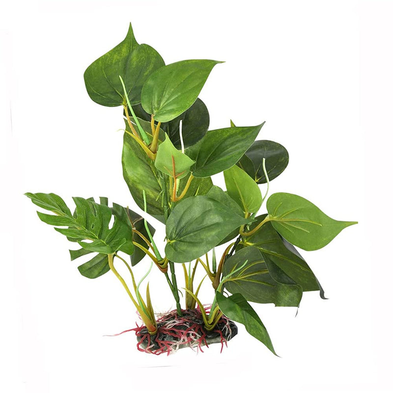 ANCLLO Aquarium Plastic Plant, Artificial Plant Lifelike Water Grass Decoration for fish tank - PawsPlanet Australia