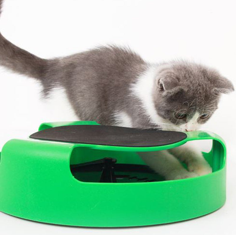 [Australia] - We Pay Your Sales Tax Cat Interactive Toy ~ Cat Catch a Running Mouse and Scratch Pad (KT000108) 