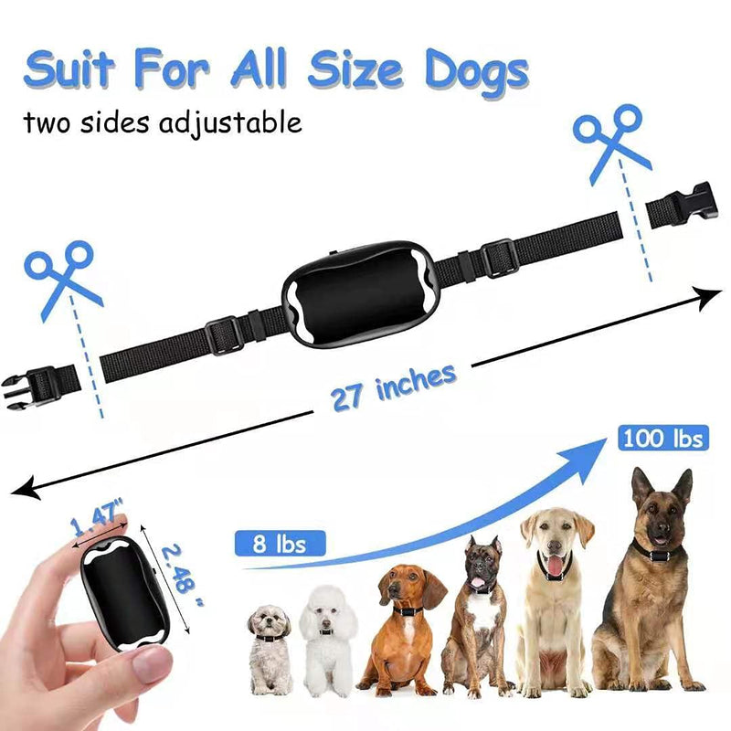 Dog Training Collar with Remote - Rechargeable Dog Shock Collar, Ecollar Dog Training Collar, w/3 Training Modes Beep,Vibration & Shock, Up to 1000Ft, 0-15 Shock Levels,IP67 Waterproof for Small Dogs - PawsPlanet Australia