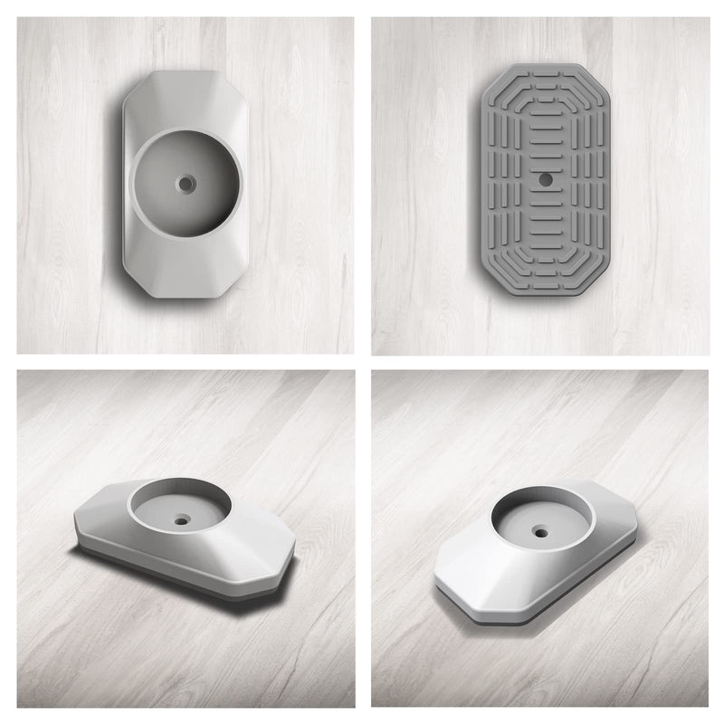 ICERO - Baby Gate Wall Protector - Protect Walls & Doorways from Pet & Dog Gates - for Child Pressure Mounted Stair Safety Gate- 4 Pack, White 4-Pack White - PawsPlanet Australia