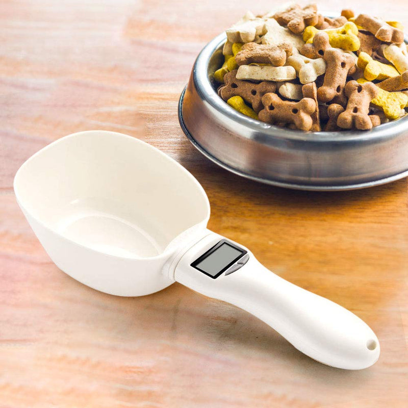 Zwini Digital Pet Food Scoop, Dog Food Measuring Cup, Detachable Cat Food Scooper Digital Scale Spoon with LCD Display - PawsPlanet Australia